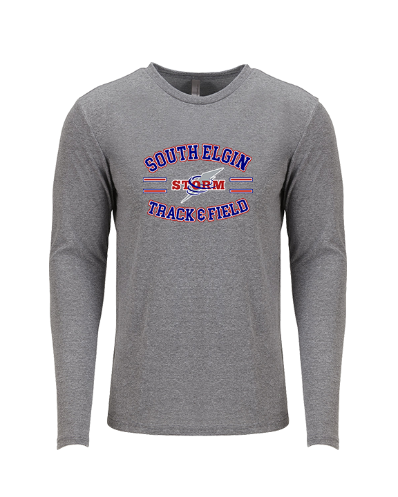 South Elgin HS Track & Field Curve - Tri-Blend Long Sleeve