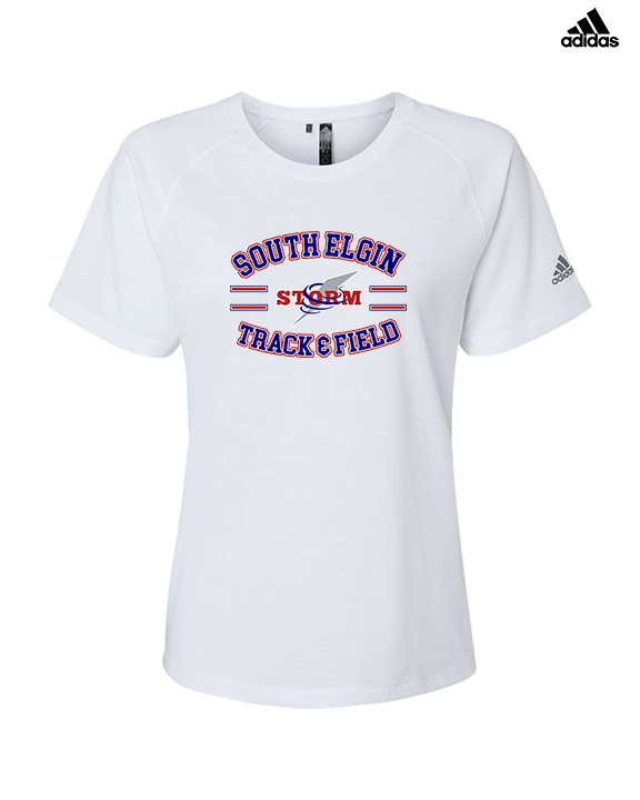 South Elgin HS Track & Field Curve - Womens Adidas Performance Shirt