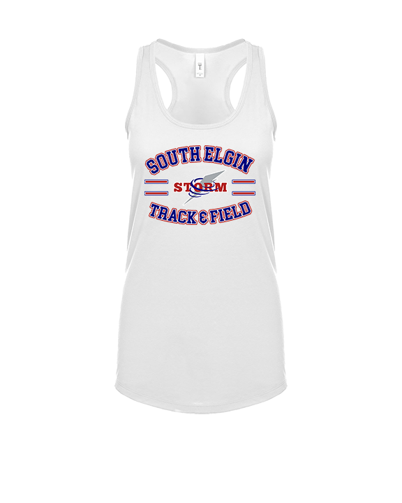 South Elgin HS Track & Field Curve - Womens Tank Top