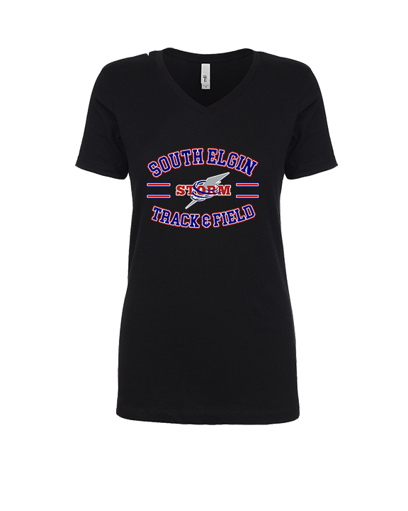 South Elgin HS Track & Field Curve - Womens Vneck