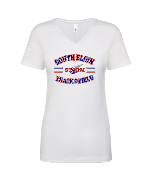 South Elgin HS Track & Field Curve - Womens Vneck