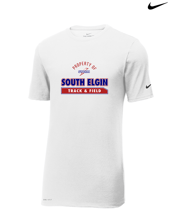 South Elgin HS Track & Field Property - Mens Nike Cotton Poly Tee