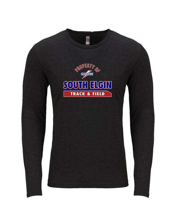 South Elgin HS Track & Field Property - Tri-Blend Long Sleeve