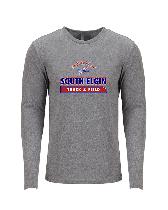 South Elgin HS Track & Field Property - Tri-Blend Long Sleeve