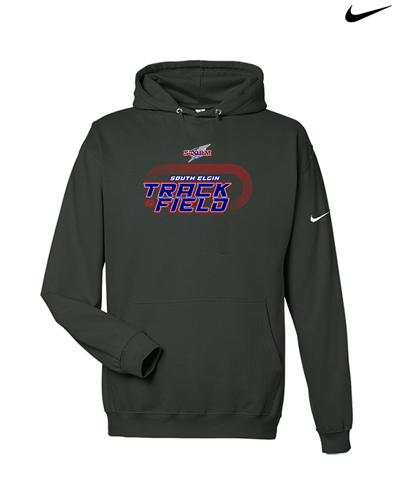 South Elgin HS Track & Field Turn - Nike Club Fleece Hoodie