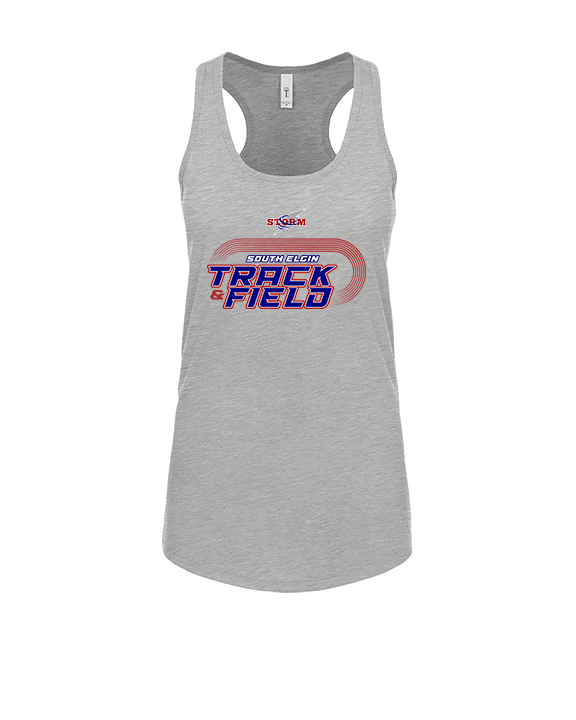 South Elgin HS Track & Field Turn - Womens Tank Top