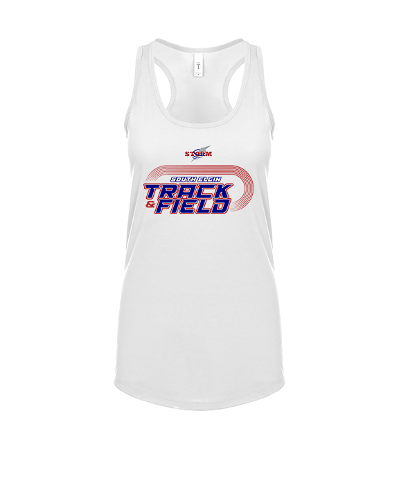 South Elgin HS Track & Field Turn - Womens Tank Top