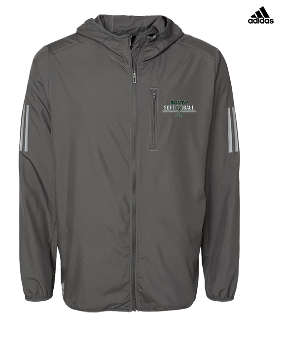 South HS Softball - Mens Adidas Full Zip Jacket