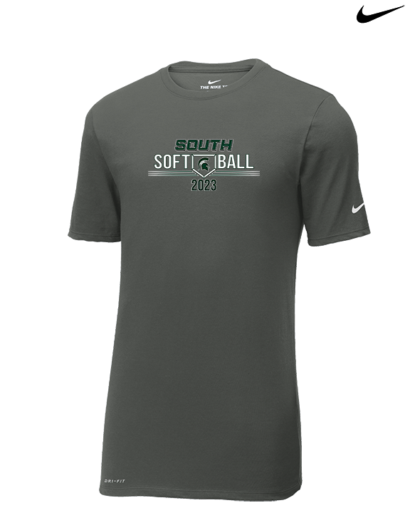 South HS Softball - Mens Nike Cotton Poly Tee