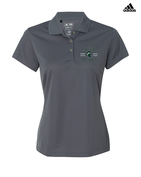 South HS Softball Curve - Adidas Womens Polo