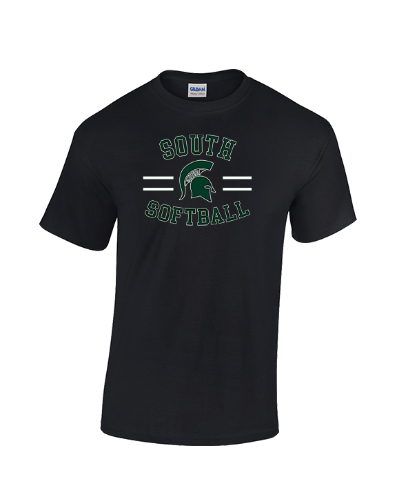 South HS Softball Curve - Cotton T-Shirt