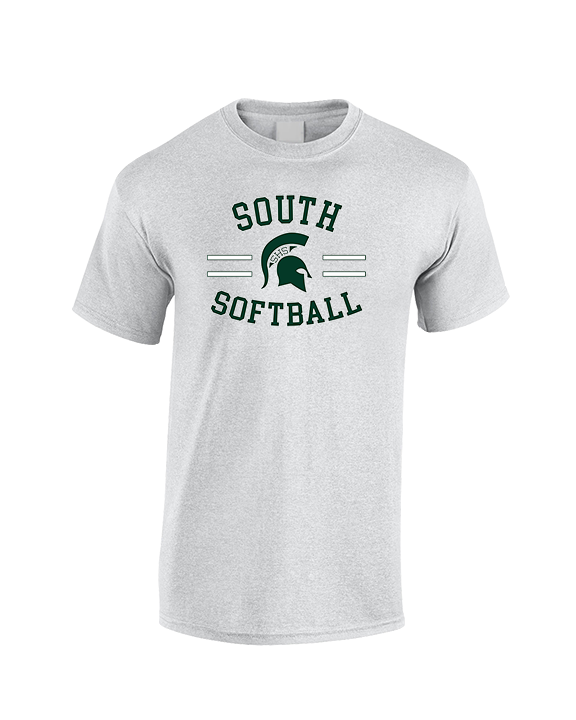 South HS Softball Curve - Cotton T-Shirt