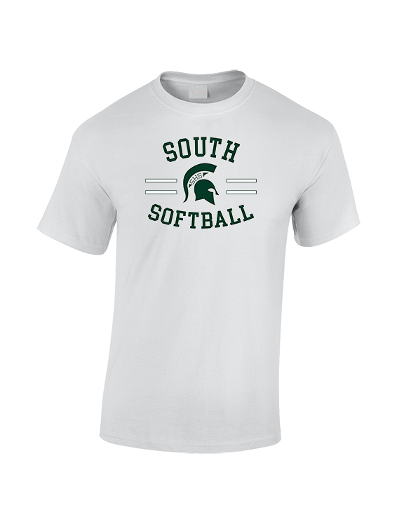 South HS Softball Curve - Cotton T-Shirt