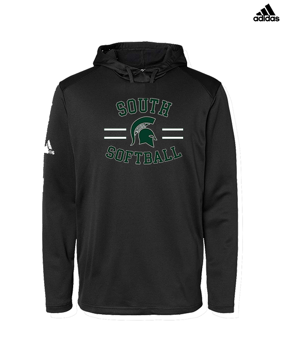 South HS Softball Curve - Mens Adidas Hoodie