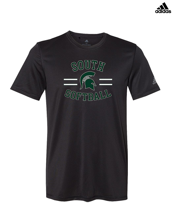 South HS Softball Curve - Mens Adidas Performance Shirt