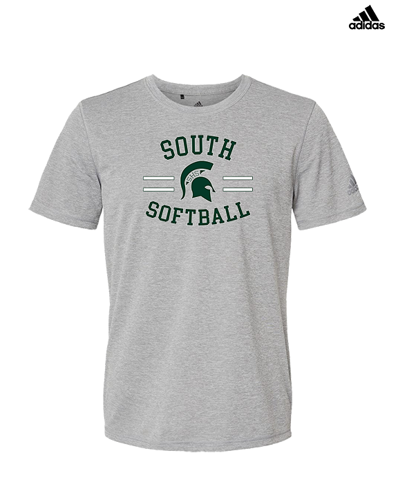 South HS Softball Curve - Mens Adidas Performance Shirt