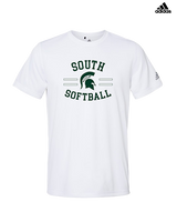 South HS Softball Curve - Mens Adidas Performance Shirt