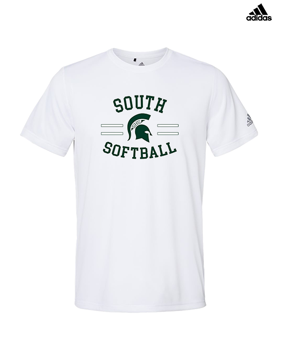 South HS Softball Curve - Mens Adidas Performance Shirt