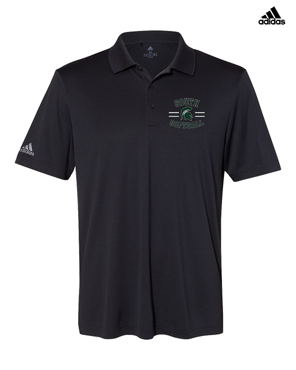 South HS Softball Curve - Mens Adidas Polo