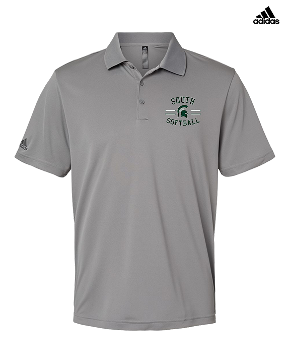 South HS Softball Curve - Mens Adidas Polo