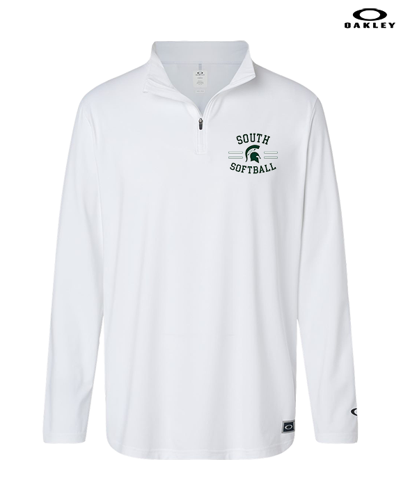 South HS Softball Curve - Mens Oakley Quarter Zip