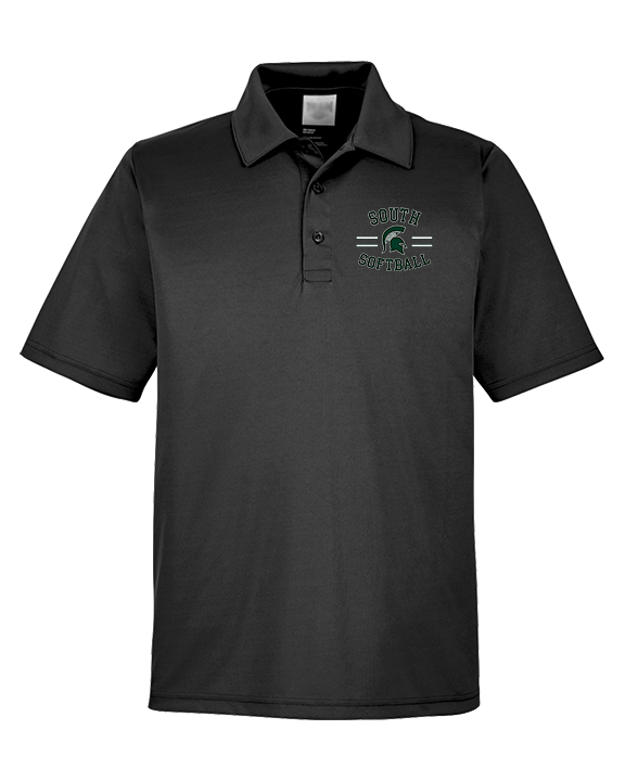 South HS Softball Curve - Mens Polo