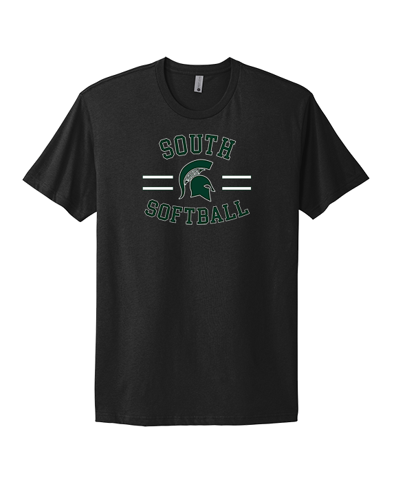 South HS Softball Curve - Mens Select Cotton T-Shirt