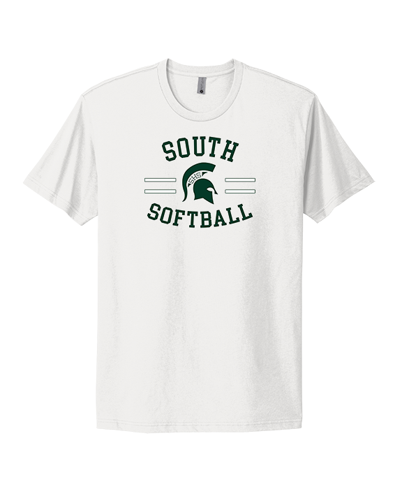 South HS Softball Curve - Mens Select Cotton T-Shirt