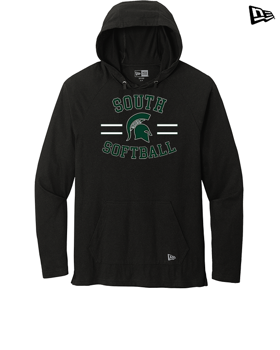 South HS Softball Curve - New Era Tri-Blend Hoodie