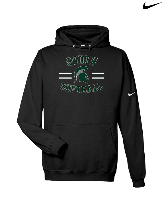 South HS Softball Curve - Nike Club Fleece Hoodie