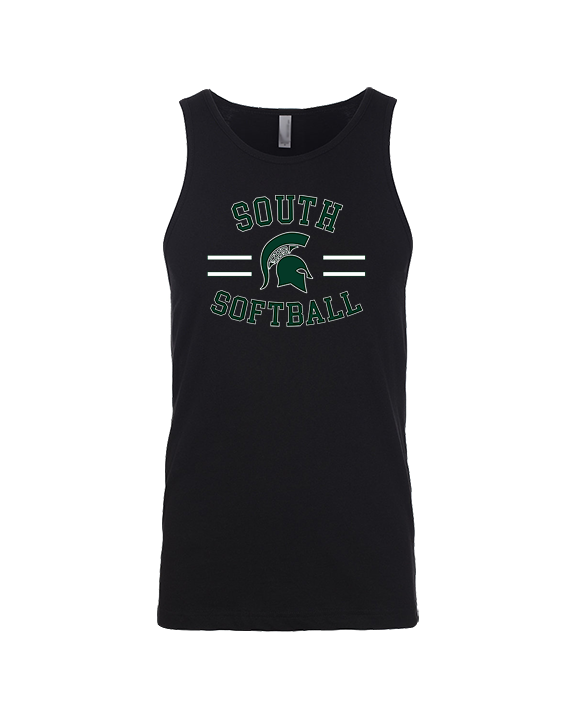 South HS Softball Curve - Tank Top