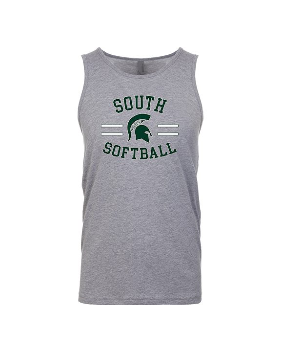 South HS Softball Curve - Tank Top