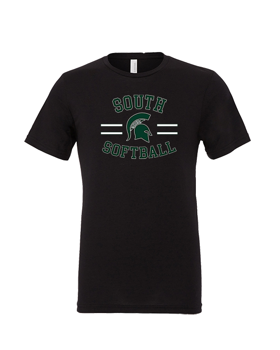 South HS Softball Curve - Tri-Blend Shirt