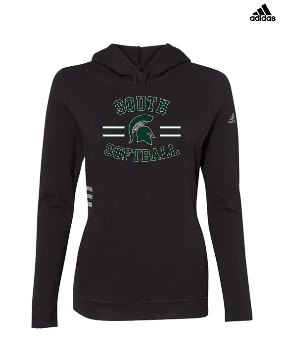 South HS Softball Curve - Womens Adidas Hoodie