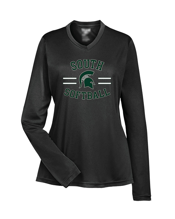 South HS Softball Curve - Womens Performance Longsleeve