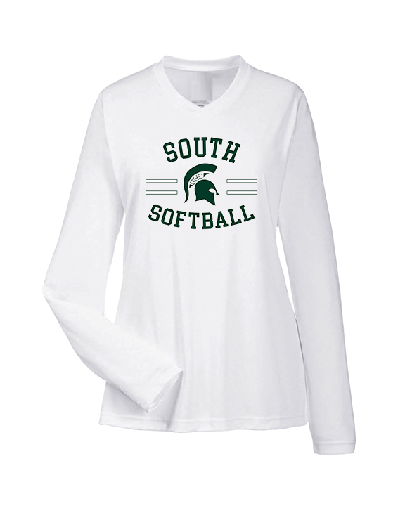 South HS Softball Curve - Womens Performance Longsleeve