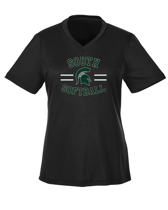 South HS Softball Curve - Womens Performance Shirt
