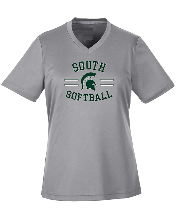 South HS Softball Curve - Womens Performance Shirt