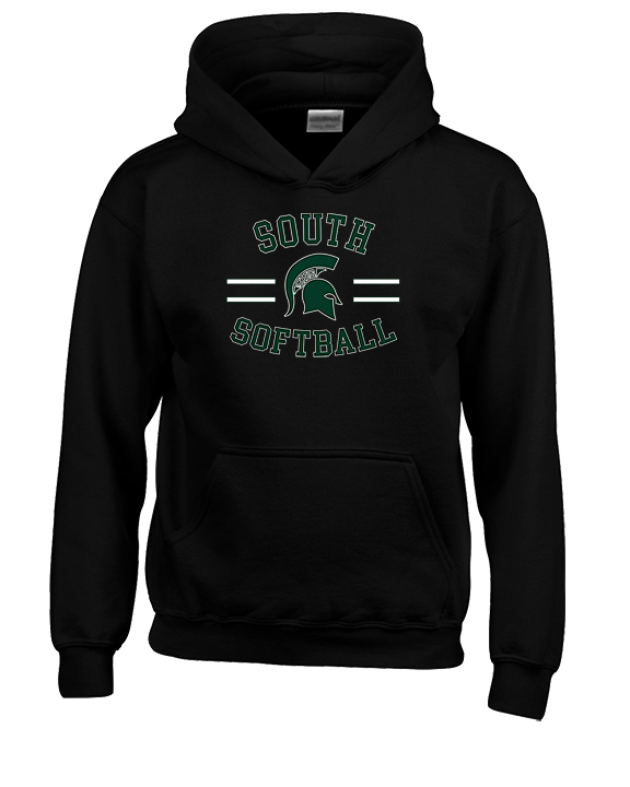 South HS Softball Curve - Youth Hoodie