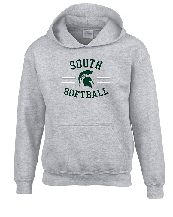 South HS Softball Curve - Youth Hoodie