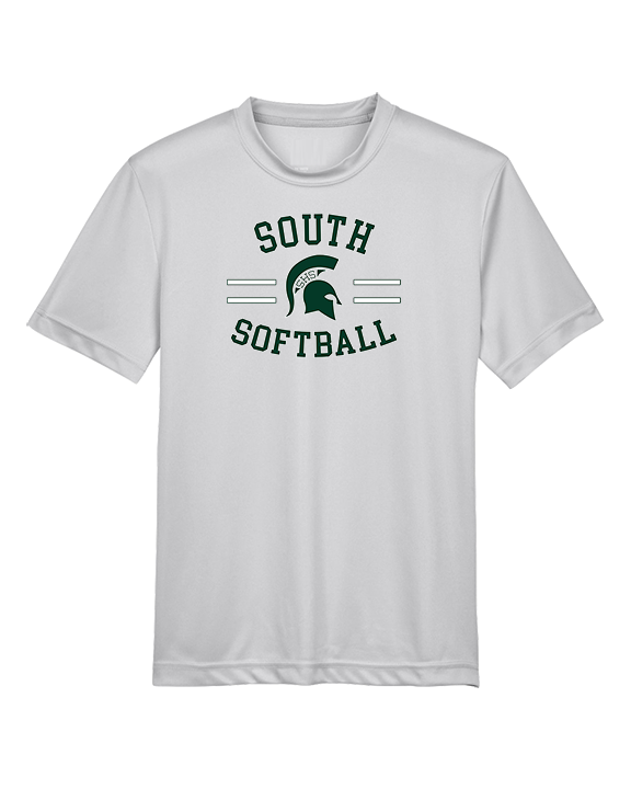 South HS Softball Curve - Youth Performance Shirt