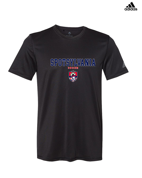 Spotsylvania HS Girls Soccer Block - Mens Adidas Performance Shirt