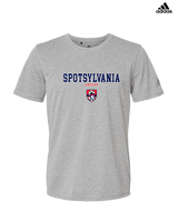 Spotsylvania HS Girls Soccer Block - Mens Adidas Performance Shirt