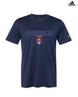 Spotsylvania HS Girls Soccer Block - Mens Adidas Performance Shirt