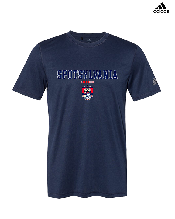 Spotsylvania HS Girls Soccer Block - Mens Adidas Performance Shirt