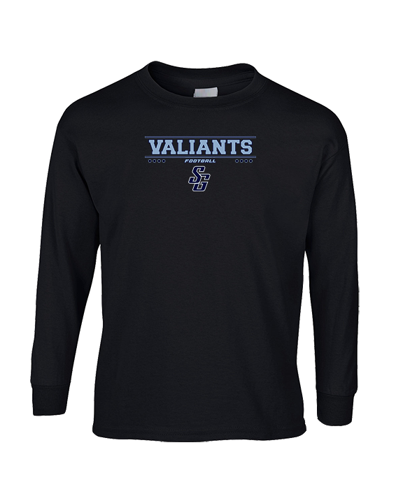 St Genevieve HS Football Border - Cotton Longsleeve