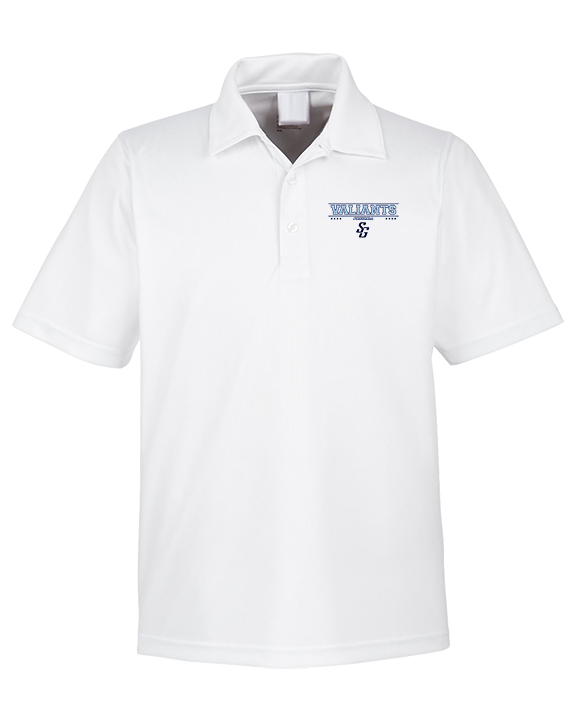 St Genevieve HS Football Border - Mens Polo