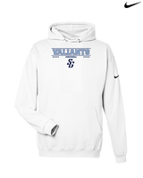 St Genevieve HS Football Border - Nike Club Fleece Hoodie