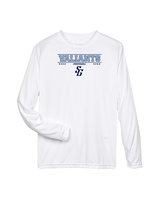 St Genevieve HS Football Border - Performance Longsleeve