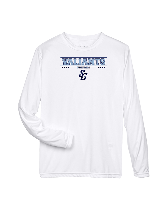 St Genevieve HS Football Border - Performance Longsleeve